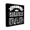 Stupell Industries Worlds Greatest Dad and Crown Canvas Wall Art